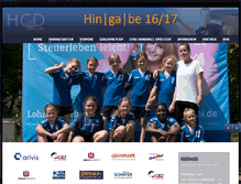 Tablet Screenshot of hcdgroebenzell.de